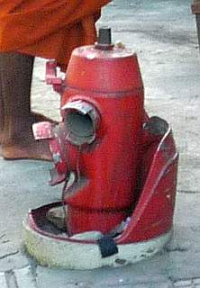Cambodian fire hydrant